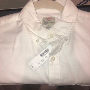 SOLD J CREW oxford white shirt NEW